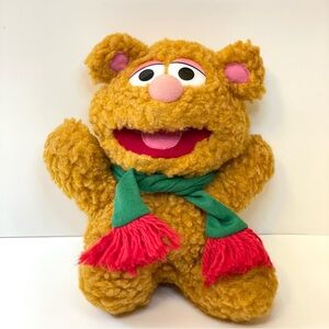 Vintage 1987 McDonald’s Jim Hensons Baby Fozzie Bear Muppet Babies Plush Toy
